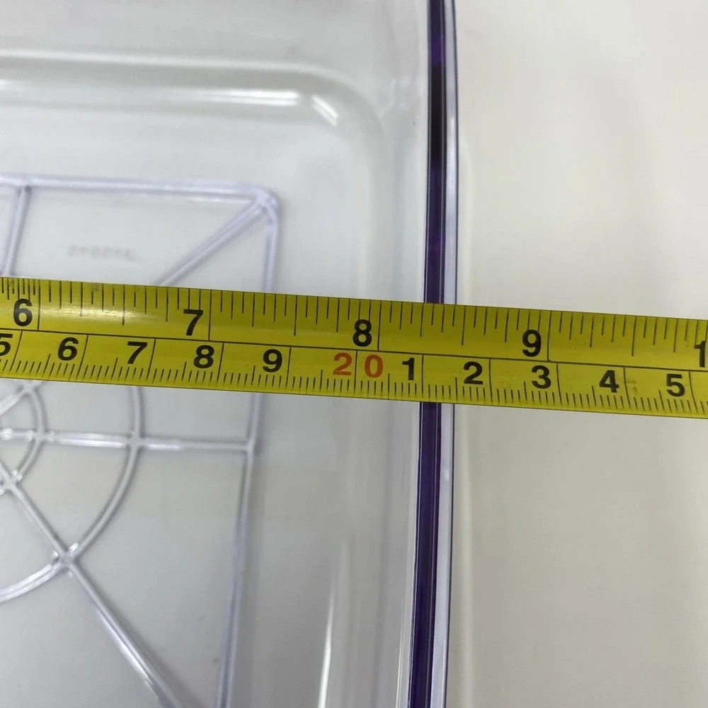 FoodSaver 2.25 Qt Square Vacuum Seal Marinating Canister Clear - Great Condition